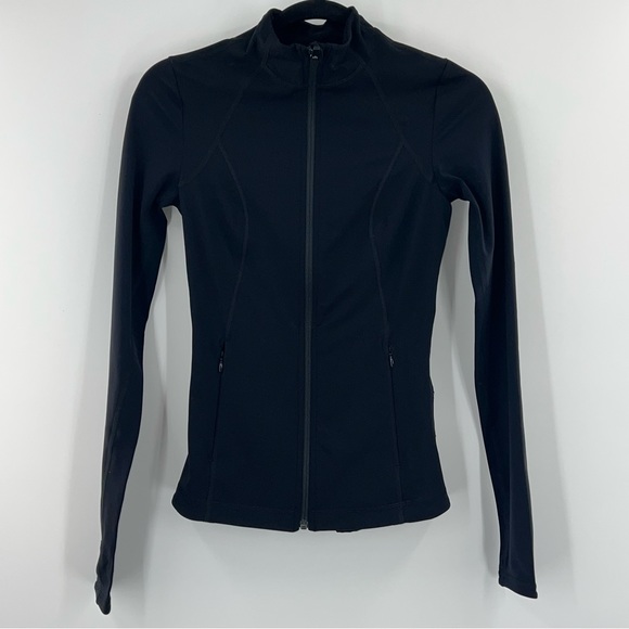 Sweaty Betty Power Workout Zip Through Jacket Black NWT XXS - Picture 5 of 9